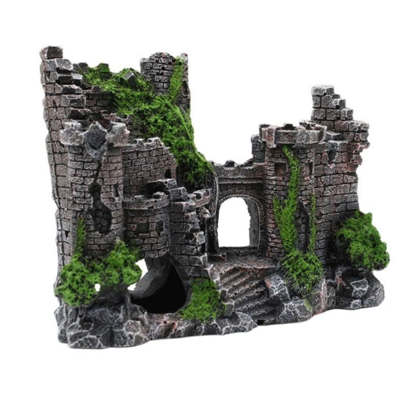Aquarium Marina - Aquarium Castle Resin Decorations Aquarium Landscaping