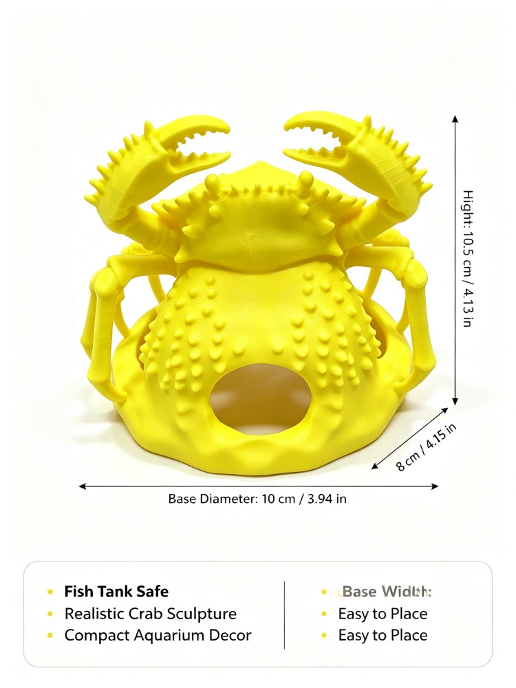 Yellow simulated crab aquarium - огляд і ціна Marine Aquarium Used