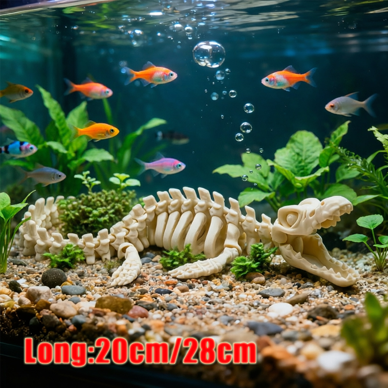 1Pc Realistic Mosasaur Skeleto - огляд і ціна Marine Aquarium Used