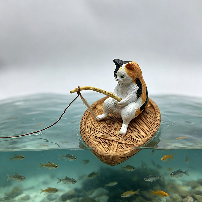 Creative Cat Fishing Boat Aqua - огляд і ціна Aquarium Marina