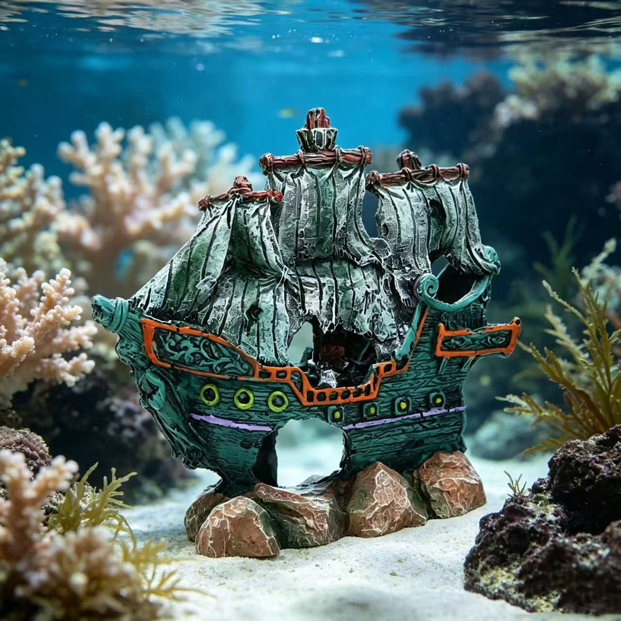 Aquarium Fish Tank Landscape S - огляд і ціна Aquarium Marina